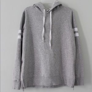 Grey F21 Fleece Sweatshirt